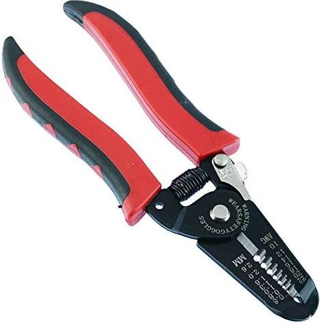 APEX Pince coupante et dénudeuse pour fils multi-calibres 10-22 AWG, ressort précis, outil de bricolage facile à utiliser (1/4)