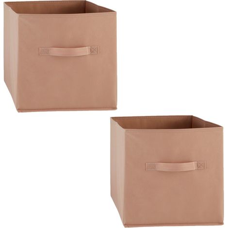 Lot de 2 boîtes de rangement en tissu MIX N' MODUL (1/4)