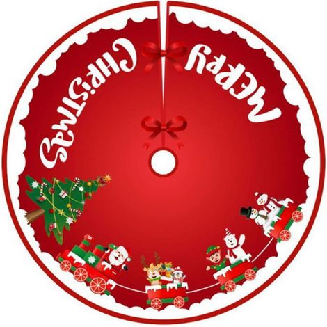 1 Jupe de sapin,tapis fait main,90 cm,décoration Noël,intérieur (1/5)