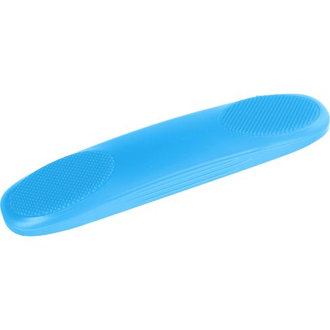 Brosse de toilettage polyvalente en silicone pour chevaux, chats, chiens, bovins et chèvres (bleue), avec peigne de massage et d'élimination des poils. (1/5)
