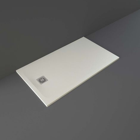 RAK Feeling Greige 1400mm x 800mm Rectangular Shower Tray - RFST080140S505 (1/3)