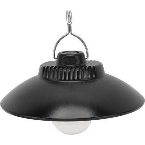 Lampe de camping LED suspendue à lumière chaude, légère et portable, rechargeable par USB, avec crochet pour l'extérieur. (1/5)