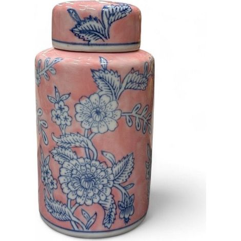 Mini vase en porcelaine rose pour décoration de table de salon, chambre et bureau - PANGIVO (1/2)