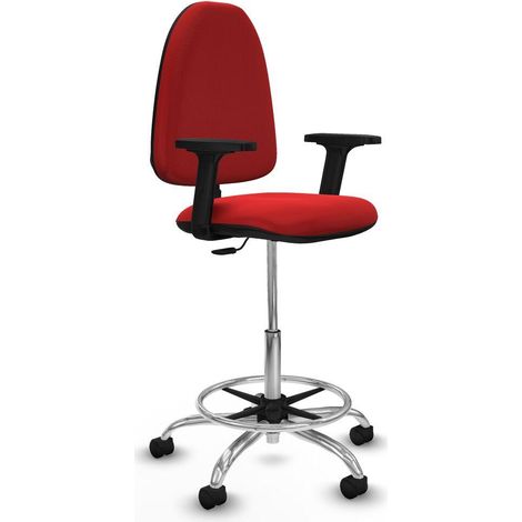 Piqueras y Crespo B2D05RN Silla de Oficina Roja