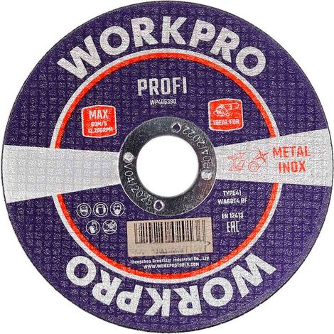 Disco de corte, acero inoxidable, profi ø125 x 1,6 x 22,2 mm