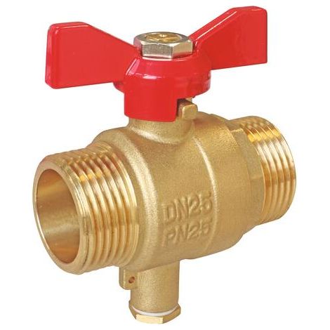 Vanne porte sonde double mâle 26/34 (1/4)