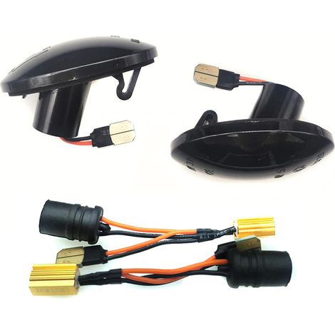 Kit Freccia Laterale a Led Side Marker Dinamica Lente Fume Opel Corsa C Combo Astra F Tigra Resistenza Inclusa (1/3)