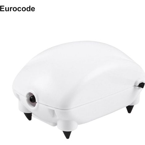 Pompe à air pour aquarium avec accessoires, sortie simple/double, aérateur d'oxygène silencieux pour aquarium, compresseur puissant pour usage domestique, orifice unique (1/5)