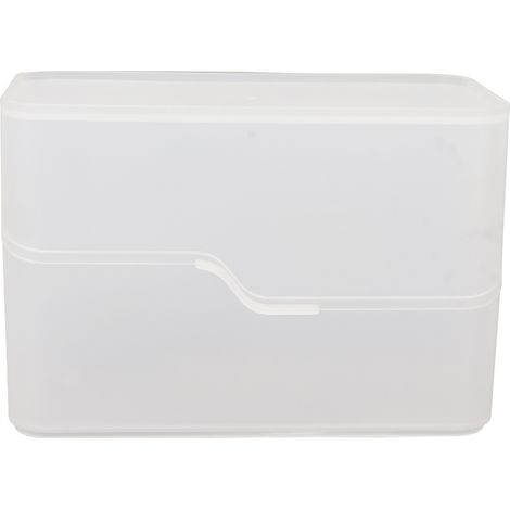 Boîte de rangement cosmétique avec couvercle, organiseur de maquillage anti-poussière pour rouge à lèvres, éponges et soins de la peau, présentoir de bureau. (1/5)