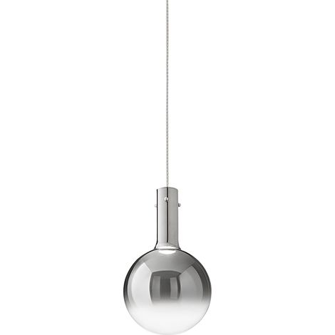Suspension Led Série 8310 Verre Fumé, Structure Chrome Poli, 5W 3000K, Diamètre 20 Cm, Câble 200 Cm Ip20 - Perenz Design Moderne Et Elégant (1/3)