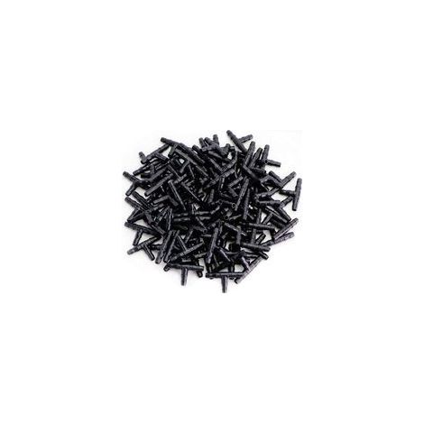 Irrigazione per prato 4/7mm Raccordo connettore a goccia, 100 pezzi (Raccordo a T) H221 (1/5)
