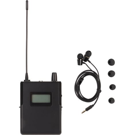 S2R Professional 526-535MHz Hochempfindlicher Empfänger für drahtlose Innen-/Außenüberwachung mit Kopfhörern