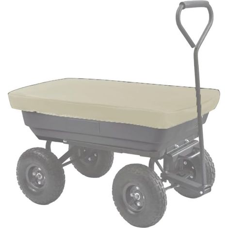 Housse de chariot pliable robuste et imperméable en Oxford 210D pour chariot de jardin, protection contre les intempéries, 150 x 94 cm (420D) (1/5)