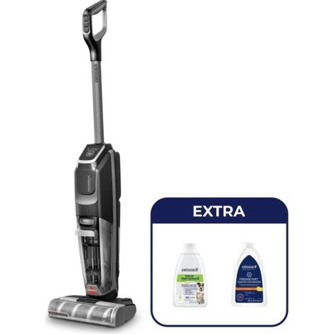 Bissell – Aspirateur balai sans fil 22W – Autonomie 30 min – Puissance d'aspiration 22 AW – Nettoyage sec et humide – Pour tapis et sols durs (1/5)