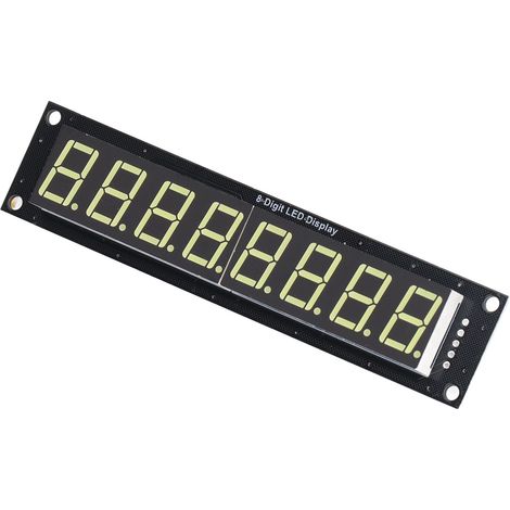 Module optoélectronique numérique 74HC595 à segments LED à 8 chiffres, blanc, 14,2 mm (0,56 po) (1/5)
