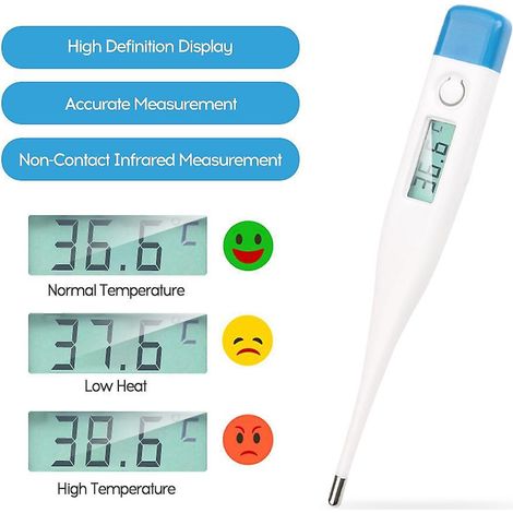Tragbares elektronisches Thermometer im neuen Stil für den Hausgebrauch – praktisches und schnelles Temperaturmessinstrument