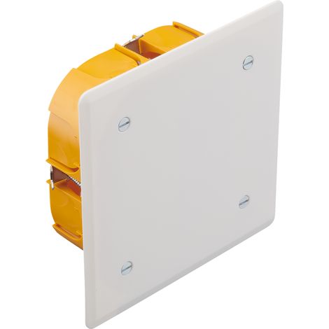 DEBFLEX - BOITE DE DERIVATION ENCASTREE CLOISON SECHE AVEC COUVERCLE 100X100/P40 - 718600