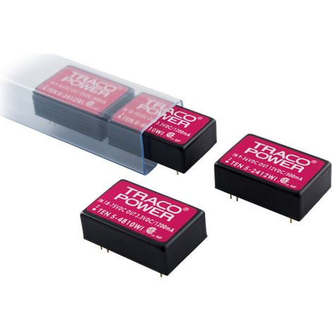 TracoPower TEN 5-2423WI DC/DC-Wandler, Print 24 V/DC 15 V/DC, -15 V/DC 250 mA 5 W Anzahl Ausgänge: 2 (1/2)