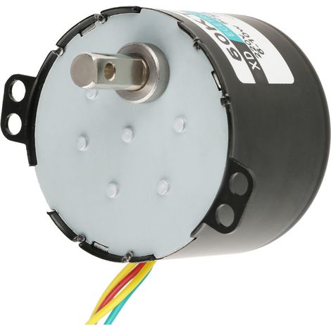 1 Stück AC220V Miniatur-Synchronmotor mit niedriger Drehzahl und hohem Drehmoment, dreht sich vorwärts/rückwärts (5 U/min) (1/5)