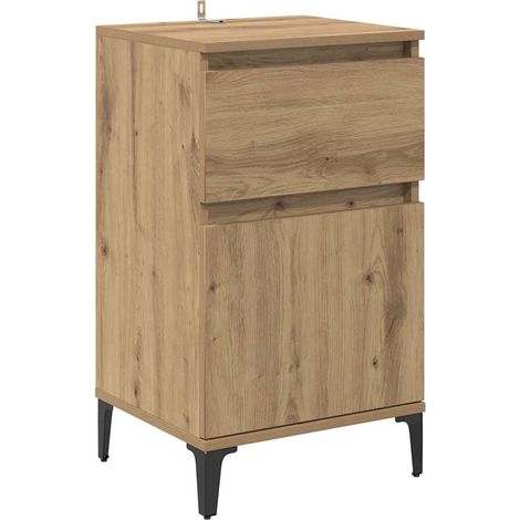 Maison Exclusive - Nachttisch Artisan-Eiche 40 x 35 x 70 cm Holzw