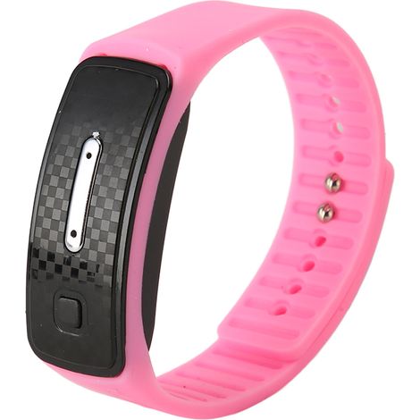 Montre répulsive portable rose rechargeable par USB, montre électronique répulsive sonique intelligente (1/5)