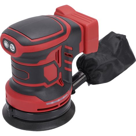 Ponceuse électrique orbitale 125 mm 300W sans balais, 6 vitesses, rectifieuse circulaire pour bois métal meubles, compatible batteries 18V (1/5)