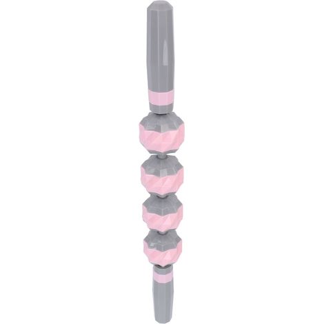 Bâton de Massage Musculaire pour Récupération Sportive et Détente - Rouleau en Forme de Tube - Rose (1/5)