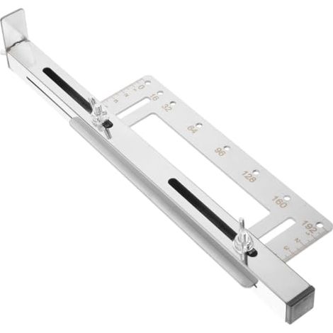 Guide de Perçage pour Poignée de Meuble, Acier Inoxydable, Argenté (1/5)