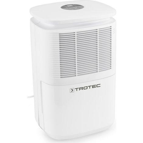 Trotec – Déshumidificateur 12l/j pour pièces jusqu'à 15m2 – Mode séchage textile – Évacuation des condensats – Indicateur d'hygrométrie LED — vue 3