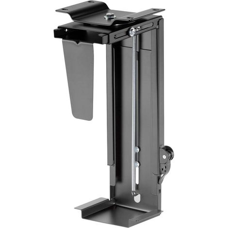 Supporto per PC Digitus Avvitato fisso, Montaggio fisso, Sottotavolo DA-90411 DA-90411 Nero (RAL 9005), Nero (1/5)