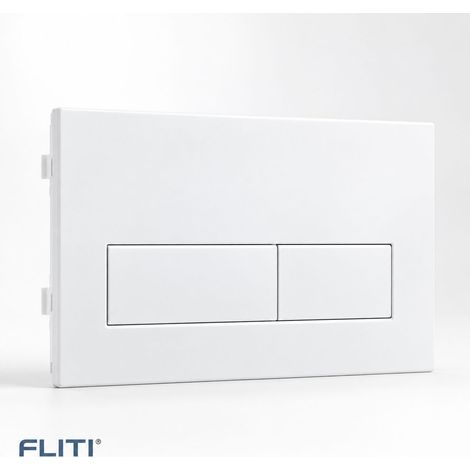 Plaque de Commande WC Double Chasse Compatible Sigma UP300 UP320, ABS Blanc Glacier 245x164mm (1/5)