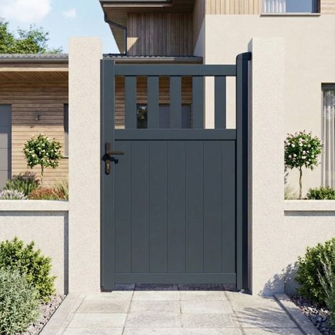 Portillon aluminium 100x158 cm anthracite AXIS ALTO (1/5)