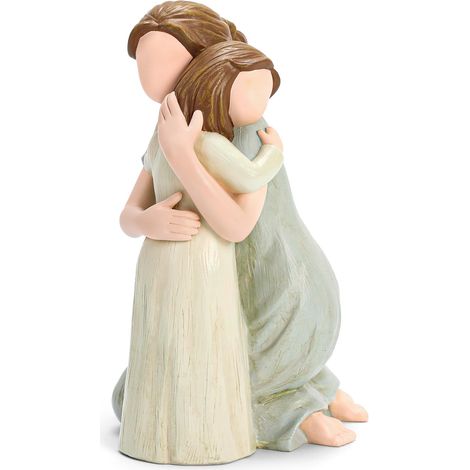 Madre e hija abrazándose, decoración de dormitorio, adornos de resina (1/5)