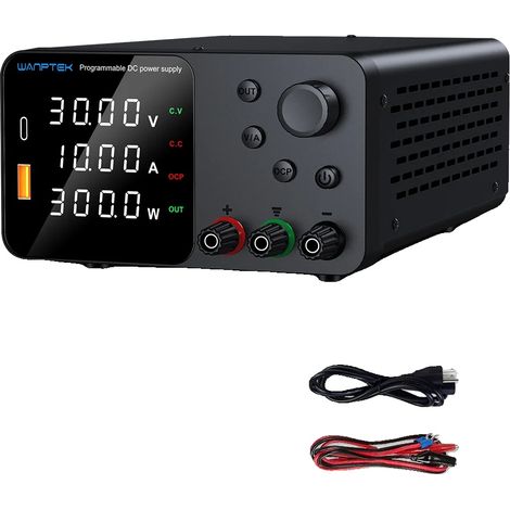 Alimentation DC Wanptek, Tension Ajustable 30V - 62V, Sortie Haute Courant 5A - 10A (1/2)