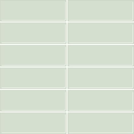 Autocollants pour carrelage 3D, revêtement mural de cuisine autocollant, film adhésif, autocollants muraux pour cuisine et salle de bain, vert complet (30,5 x 30,5 cm)