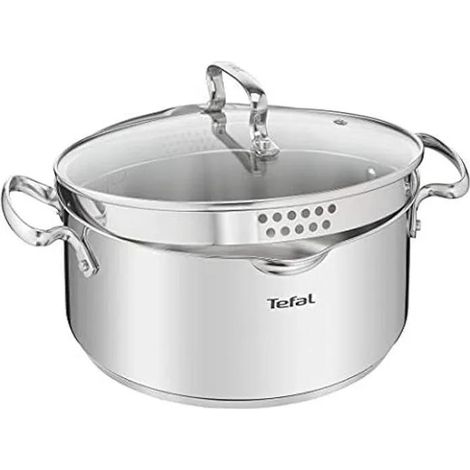 Tefal Duetto+ Edelstahl Kochtopf 24 cm 5 L