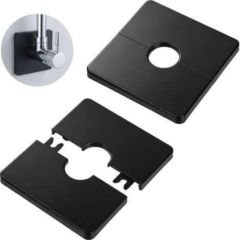 Lot de 2 cache-tuyaux décoratifs pour douche (1/5)