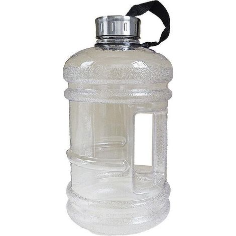 Bouteille D Eau Sportive - 2.2 L - Sans BPA - Avec Poignée Et Couvercle Pression - Pour Entrainement Gym Et Activités Extérieures - 1 Pièce (1/5)