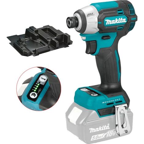 Makita DTD201Z 18v LXT Brushless Cordless Compact Impact Driver 4 Stage + Inlay (1/5)