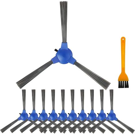 Seitenbürsten Ersatz für Eufy RoboVac 11S, RoboVac 11S MAX, RoboVac 30, RoboVac 30C, RoboVac 30C MAX, RoboVac 15C, 15C MAX, 35C, G10, G30, G40, G30 Edge, G30 Hybrid Staubsauger (10 Stück) (1/5)
