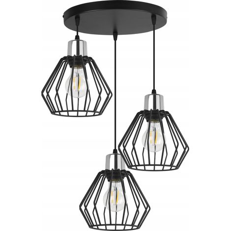 LAMPADA A SOSPENSIONE, LAMPADARIO DA SOFFITTO, PARALUME IN FILO, LED (1/5)