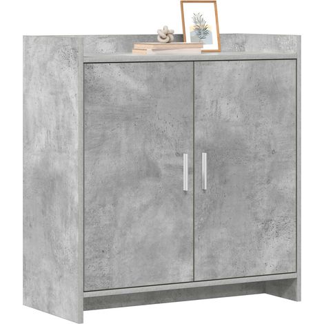 Sideboard/Anrichte/Buffet Betongrau 72 x 36 x 80 cm Holzwerkstoff LXWW638568 (1/5)