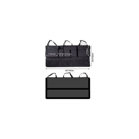 Organisateur de coffre de voiture, sac de rangement bien rangé, gain de place pour camion SUV (1/4)