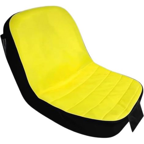 Housse de siège de tracteur pour série S100 - Résistant aux intempéries - Accessoire de tracteur de jardin - Tapis anti-poussière avec rangement - 39 x 49 cm (1096C - Jaune) (1/5)