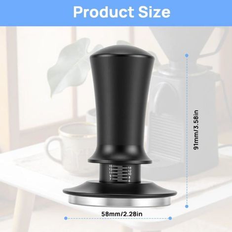 Tasseur à café - Virex® - 58 mm - Pression constante 30 lb - Nivellement automatique - Ergonomique (1/5)