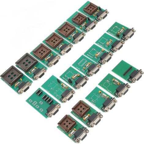 19 Stück UPA Volladapter Programmier-EEPROM-Platine Clip-Adapter für alle UPA USB-Programmiergeräte (1/5)