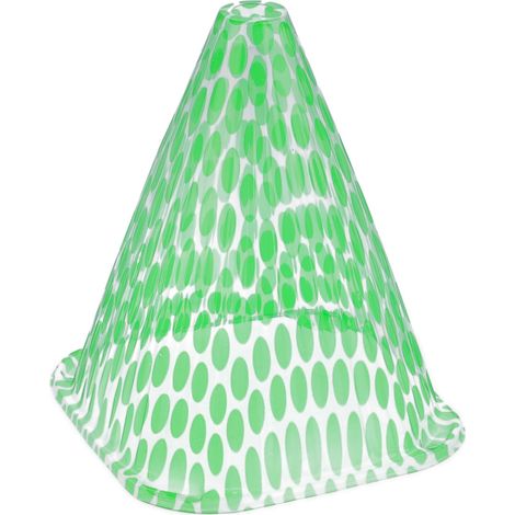 Set di 24 coni di forzatura per giovani piante da giardino protezione intemperie 22 x 19 x 19 cm in PVC verde 130010527