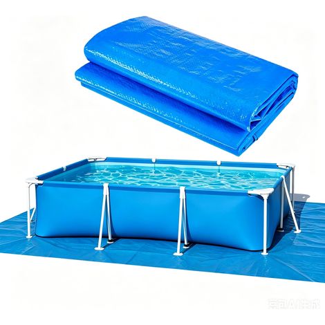 Tapis Piscine Hors Sol 450x250 cm pour Cadre de Piscine 400 x 200 cm (1/5)