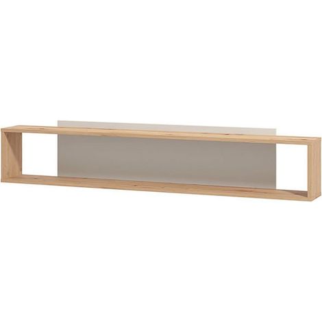 Mensola Valdieri, 2 Ripiani, Portata Ripiani 5, 150.5x19.5x31.5h cm Marrone Rovere