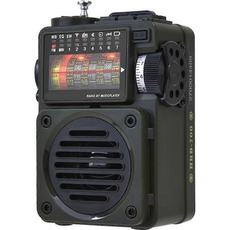 Tragbares Mini-Radio mit Vollbandempfang (AM/FM/SW) und eingebauter Antenne